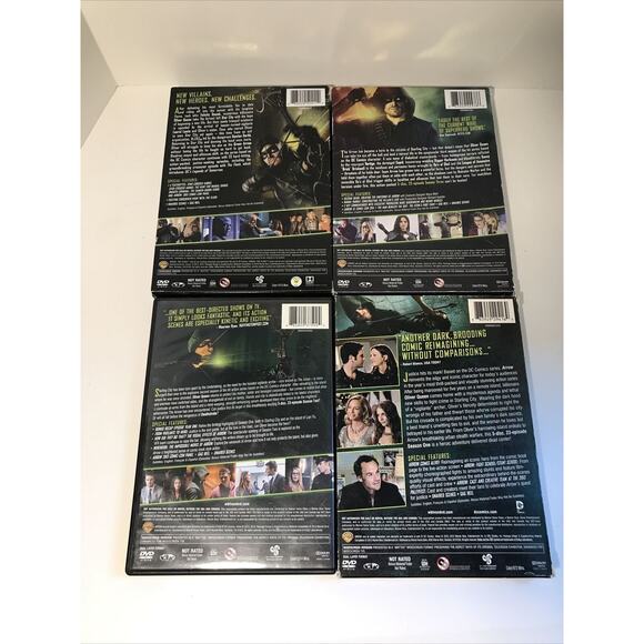 Arrow Seasons 1 2 3 4 DVD Sets All 4 Seasons Are Complete Great Condition - Picture 3 of 7